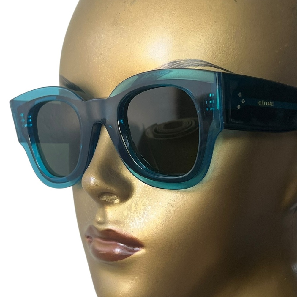 Celine Petrol Blue Zoe Sunglasses Never Worn
